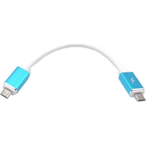 Micro USB hane till hane OTG-adapter, 17 cm datakabel