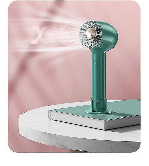 Håndholdt Mini Ventilator, Lille Lommeventilator, Stående Håndholdt Ventilator, Mini Ventilator - FARVE: Grøn
