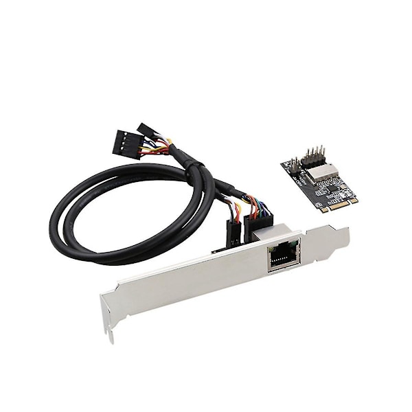 Mini Pci-e Till Gigabit Nätverkskort 1000m Rj45 Port Trådbundet Pcie Skrivbordsdator Nätverkskort Rtl8111h Pci Express Adapter