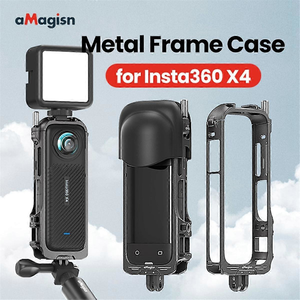 för X4 Metall Kaninbur Shadow Stone X4 Actionkamera Tillbehör för X4 Metall Expansionsram