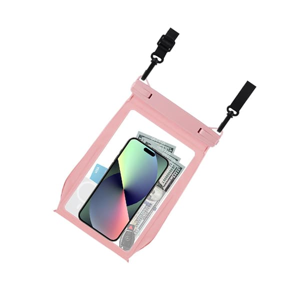 Waterproof Mobile & Shoulder Bag Pink