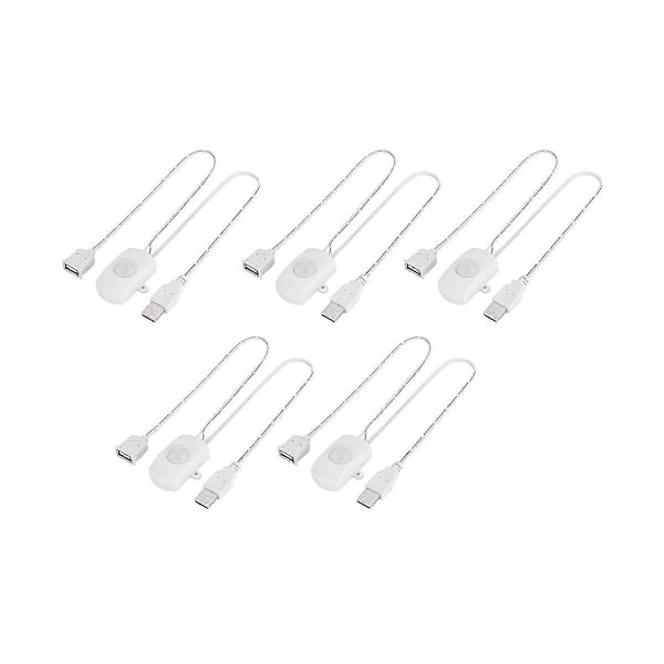 5st DC 5V/12V/24V USB PIR Infraröd Rörelsedetektor Sensor Switch för LED-ljusremsa Intelligent B
