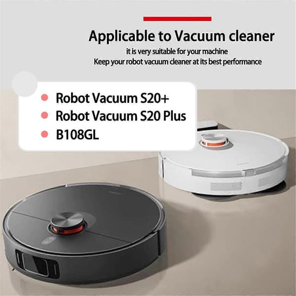 Til Xiaomi S20 Plus S20+ Robotstøvsuger B108GL Dele Hoved Sidebørste Hepa Filter Moppeklud Tilbehør