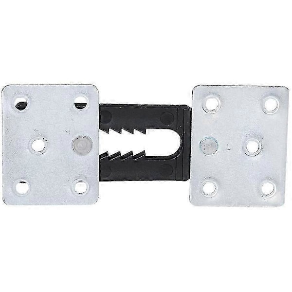 Sektionssofakonnektor, 4 stk. Metal Sofasamling Snap Alligator Style Sektionssofakonnektor