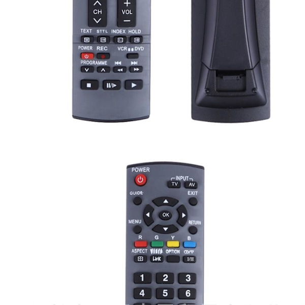 Lämplig för Panasonic Engelsk Version Fjärrkontroll N2QAYB000222-Grå