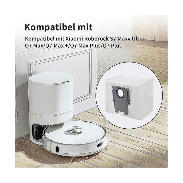 Dammsugarpåsar för S7 Maxv Ultra / S7 Pro Ultra / Max / Max+ / Max+plus / S8+ / q5+ Dammsugarpåse
