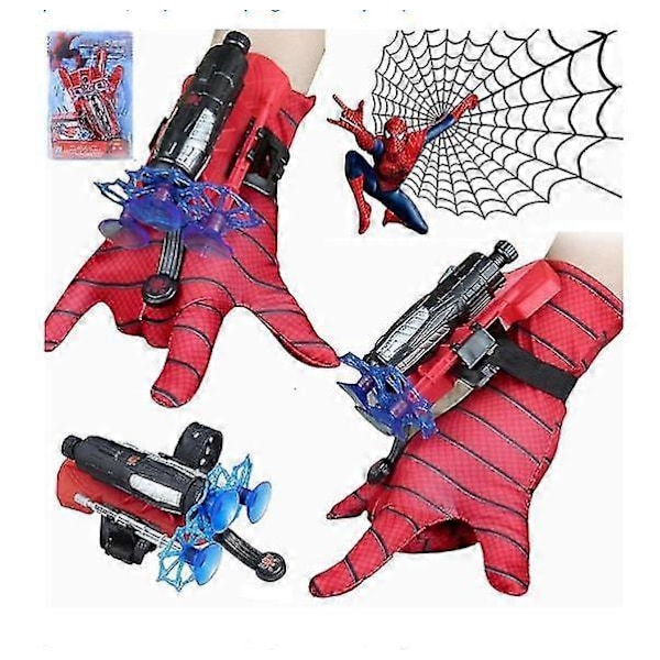 Spider-Man Handske Web Shooter Dart Blaster Launcher Spiderman Kostume Børns Legetøj-1