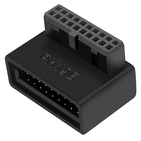 PH19B USB 3.0 Intern Header USB3.0 19/20P Stikkontakt 90 Graders Adapter Konverter Til Computer Bundkort