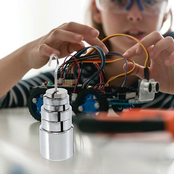 1 Set Labs Slitsade Vikter Fysik Experiment Undervisning Slitsade Vikter med Hängare