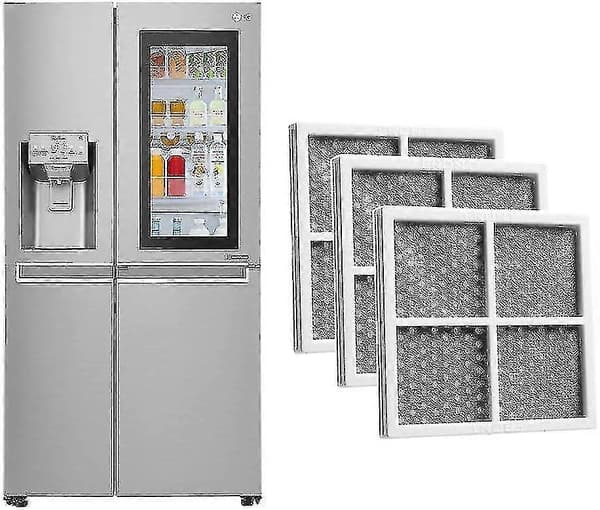 Luftfilter til LG Pure N Fresh køleskab, 3 stk. erstatningsfriskluftfilter, til LG-YuJia