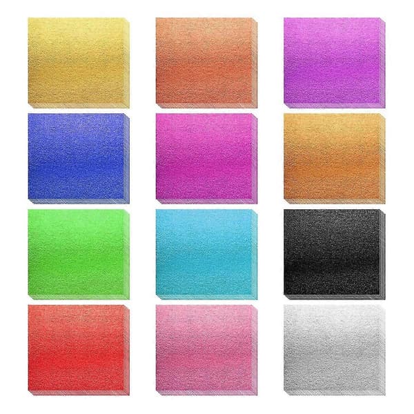 240 Ark Guldblad Multi-Color Imitation Guldbladspapper