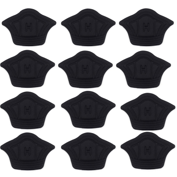 Heel Protector / Shoe Inserts 6 mm - 6 Pairs Black