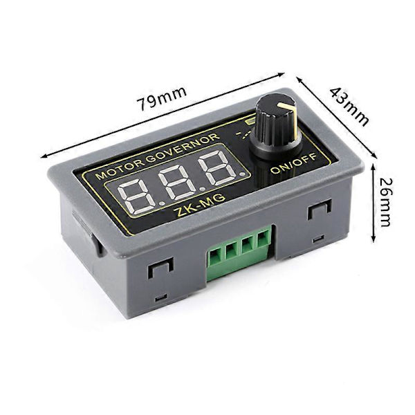 PWM Regulator Motorstyring Digital Encoder Knob Blød Start LED Dimmer Hjem Udendørs Instrumentkasse