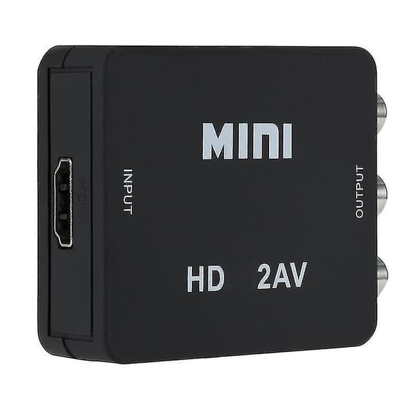 HDMI til AV Videokonverter HDMI til AV Konverter Understøtter 1080p Adapterkabel