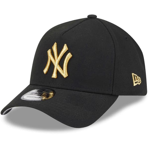 New Era 9Forty A-Frame Cap - New York Yankees sort/guld