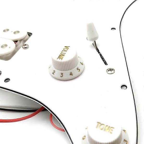 SQ Elgitarr Laddad Förkopplad Slagplatta Gitarrplektrumskydd Elgitarrplektrumskydd Pickup A