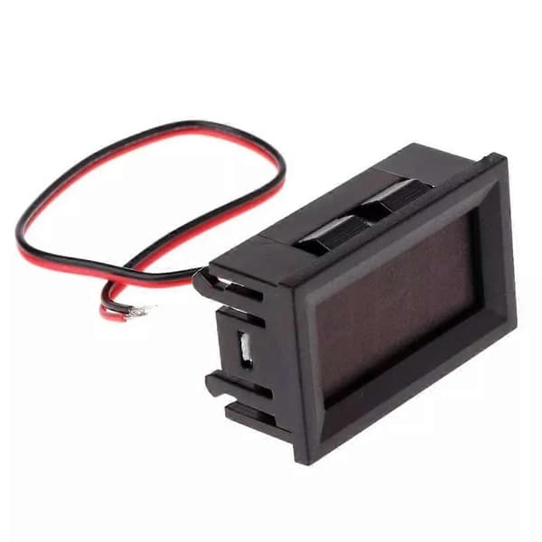 Digital Voltmeter DC 4,5V til 30V Digital Voltmeter Spændingspanelmeter Rød/Blå/Grøn til 6V 12V Elektromobil Motorcykel Bil