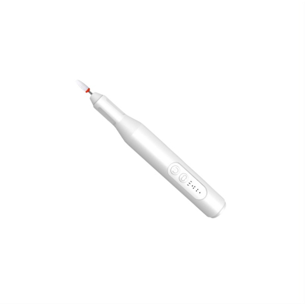 Electric Nail File with Adjustable Speed and Replaceable Heads for Professional Manicure Silver