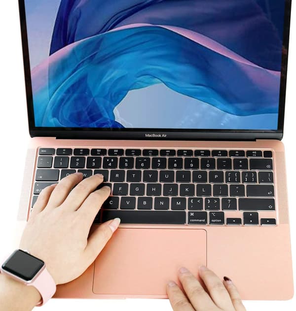 Näppäimistön suojus MacBook Air 13\" silikonille läpinäkyvä