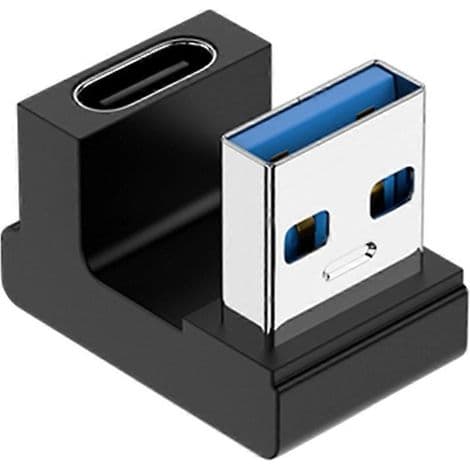 90 graders USB 3.0 han til hun Type-C adapter, retvinklet, USB-C forlænger