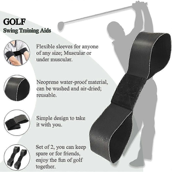 Golf Swing Træner Til Armene, Korrekt Distance Træningshjælp Qian