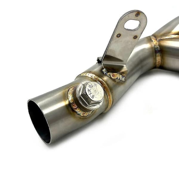 Til Yamaha R6 YZF R6 2006 - 2019 Motorcykel Udstødning Lyddæmper System Mellemled Rør Rustfrit Stål