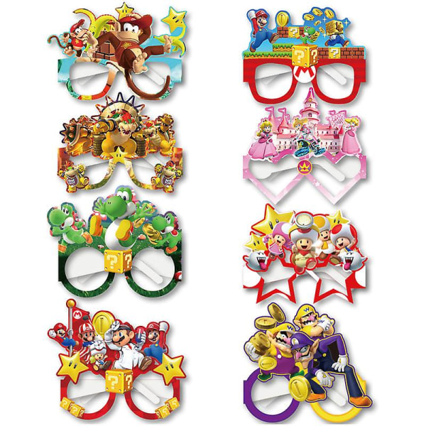 Mario Party Papir Glasses Photo Stand