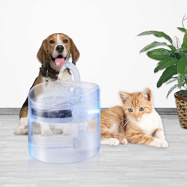 Katte Vandfontæne Filter, Katte- og Hunde Vandfontæne Filter, Udskiftningsfiltre til Drikkefontæne med Resin og Aktivt Kul (6 stk)