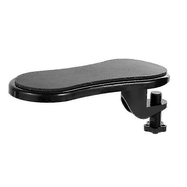 Universell Armstøtte Musematte Roterbar Datamaskin Håndbrakett Håndleddspute Datamaskin Arm Musestøtteramme For Skrivebord Svart