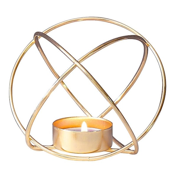 Nordic Style 3D Geometric Candle Holder Tea Light Holder Dining Table Centerpiece Weddings Events Parties Decor