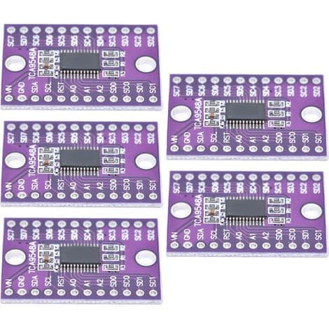 TCA9548A utvecklingskit (5 stycken) för 8-kanals I2C-expansionsmodul (självmontering).