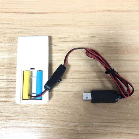 USB-strømkabel for elektrisk leketøyklokke, LED-stripe - 2 meter