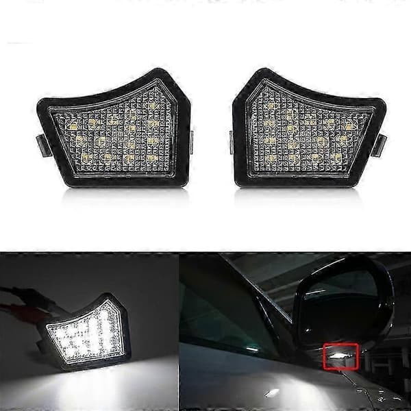 2 st LED-pölbelysning för Volvo V40 V50 V60 V70 - Under sidospegelbelysning 31217838