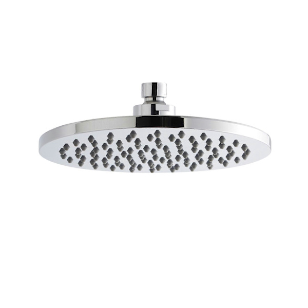 Rund Easyclean fast hoved, 200 mm - Krom