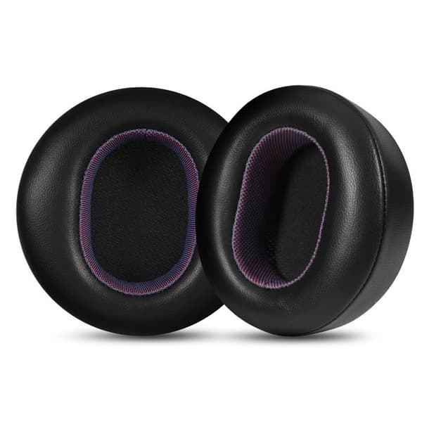 Replacement Ear Pads for compatible with Microsoft Surface Headphones 1 & 2 - Black/Purple Lambskin