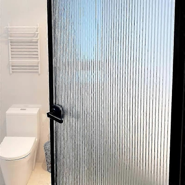 Stripe Vindusfolie Personvern, Vertikale Striper, 45x200cm