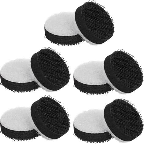 10 Stykker 25 mm Velcro Slibepuder til Polering og Slibning