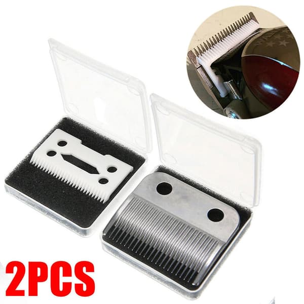2 stk. Keramisk Bladsaks + Metal Bundudskiftning til Wahl Shear Clipper Play