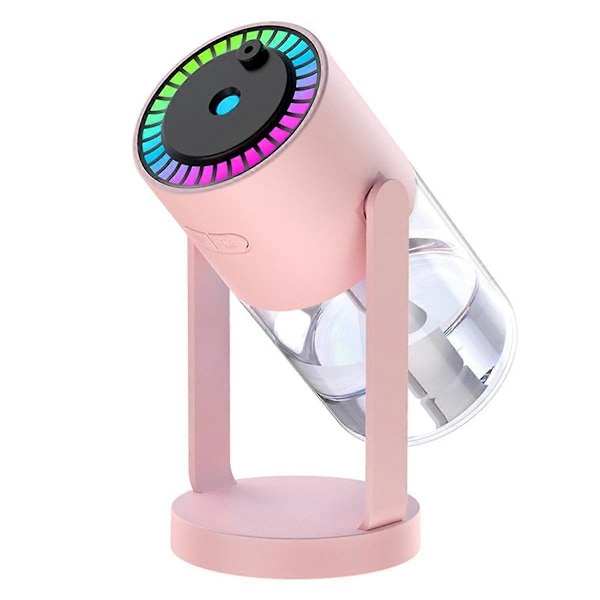 Stjerneklare Himmeler Luftfukter USB Drevet Skrivebordsprojeksjon Ristende Hoder Luftfukter for Soverom Bil Kontor 280ML Rosa