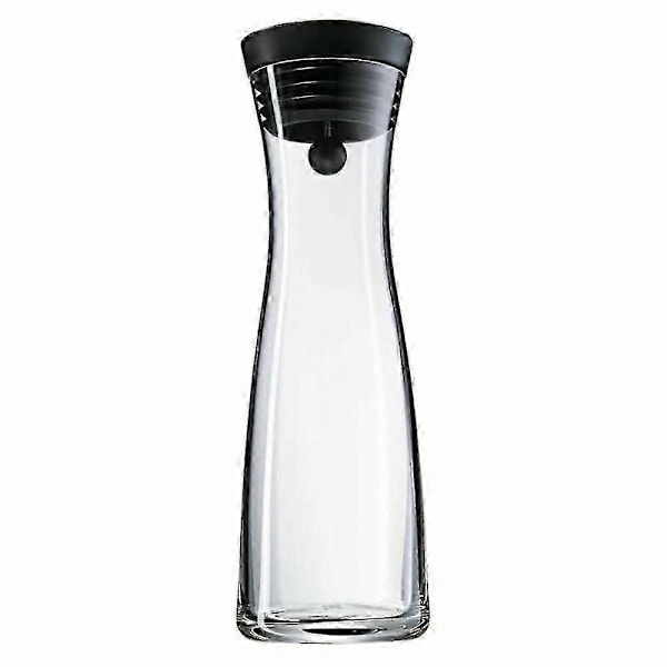 Vandkande 1,8l Høj Borosilikat Glasflaske Basic Vipbar Låg Lukning Kande