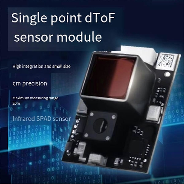 20m Hög Integrerad DToF Laseravståndsmätare med Infraröd Centimeterprecision Industriell LiDAR Mo