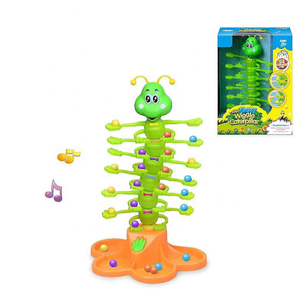 Rolig Pussel-Caterpillar-Gungleksak Giggle Wiggle Spel Lämplig För Barn