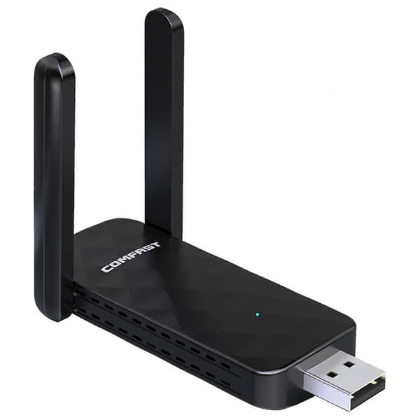USB WiFi Adapter 5G/2.4G 600Mbps USB2.0 Nettverksmottaker for Stasjonær PC