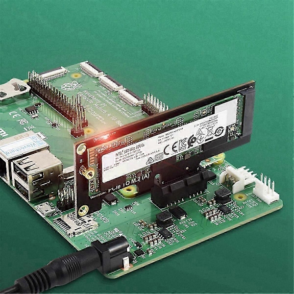 For CM4 PCI-E til M.2 Adapter Compute Module 4 NVMe SSD Multi-Funksjons Bærbar Adapterkort jn