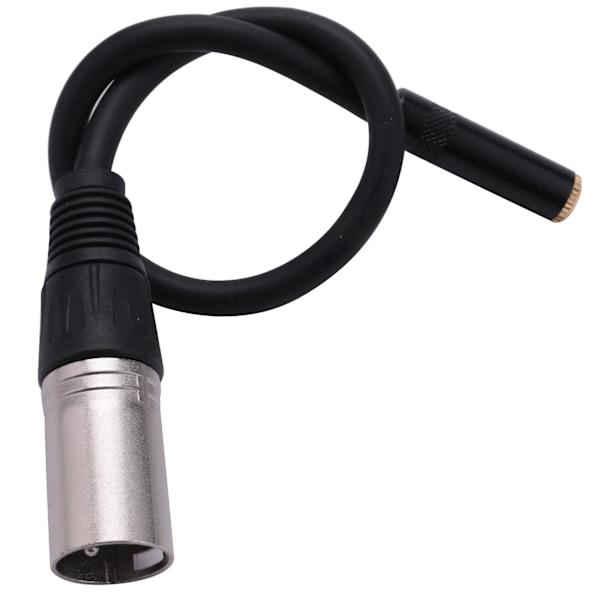 0,3M 3-pin XLR-uros naar 3,5mm vrouwelijke audioconnector stereo microfoonadapter