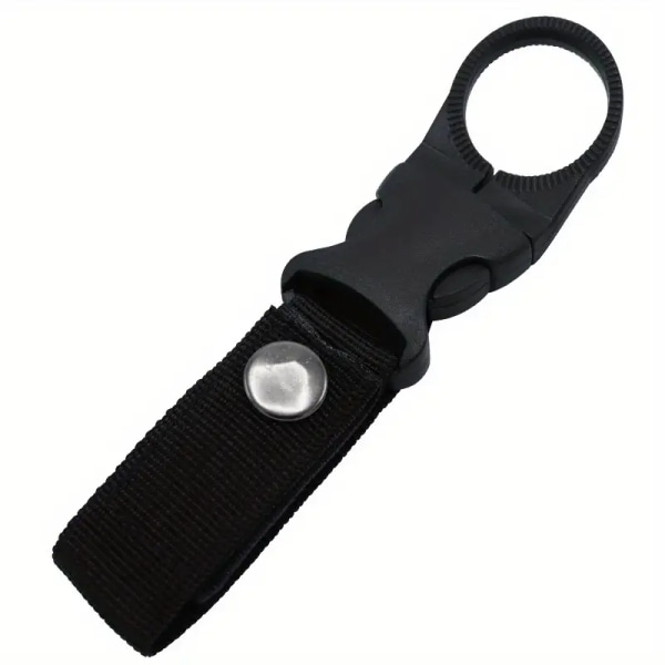 Nylon Tactical Gear Clip Band Karabinkrok Nøkkelring Beltevev med stropp Military Utility Hanger nøkkelring krok kompatibel med vesker