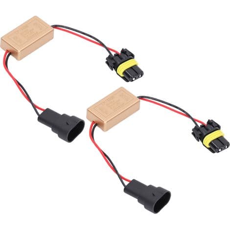 2 STK Kraftig 50W LED Strobelys, Kontinuerlig Strobekontroller for Tåkelys, Justerbar ABS Blits