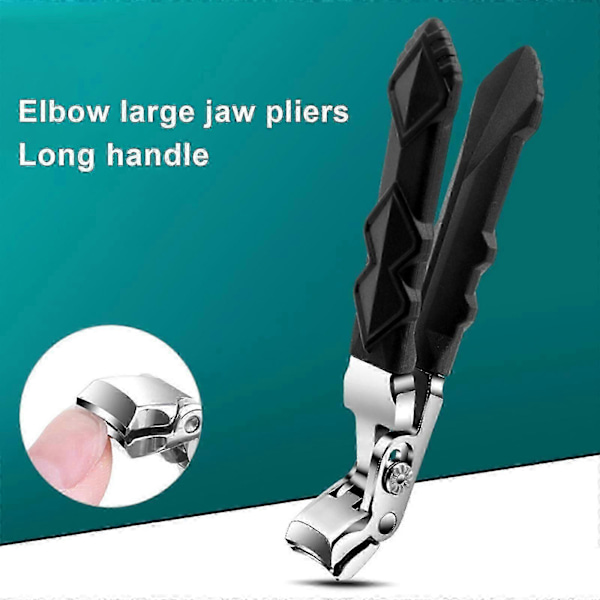 Cumuul ClipMaster Pro, Ergonomisk Vinklad Huvud Tånagelklippare för Seniorer, 50% Rabatt