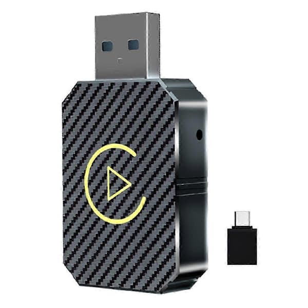 2 i 1 CarPlay-boks Android Auto Trådløs CarPlay-konverter Bil Android Smart Box Trådløs Adapter Ca