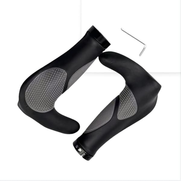 Ergonomiska gummigrepp med styrändar för MTB